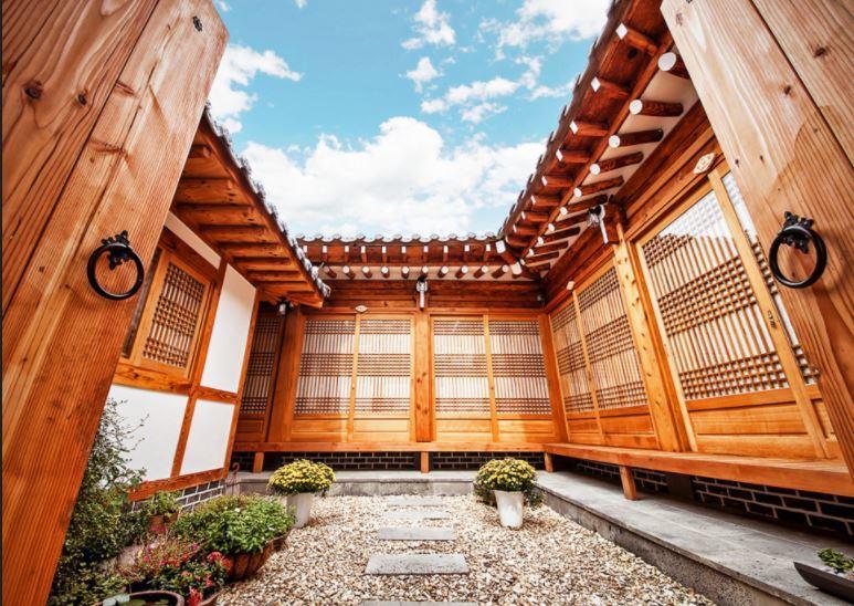 ג'אונג'ו Jeongga Hanok מראה חיצוני תמונה